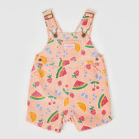 GOLDIE & ACE BURTON FRUIT SALAD LINEN OVERALLS