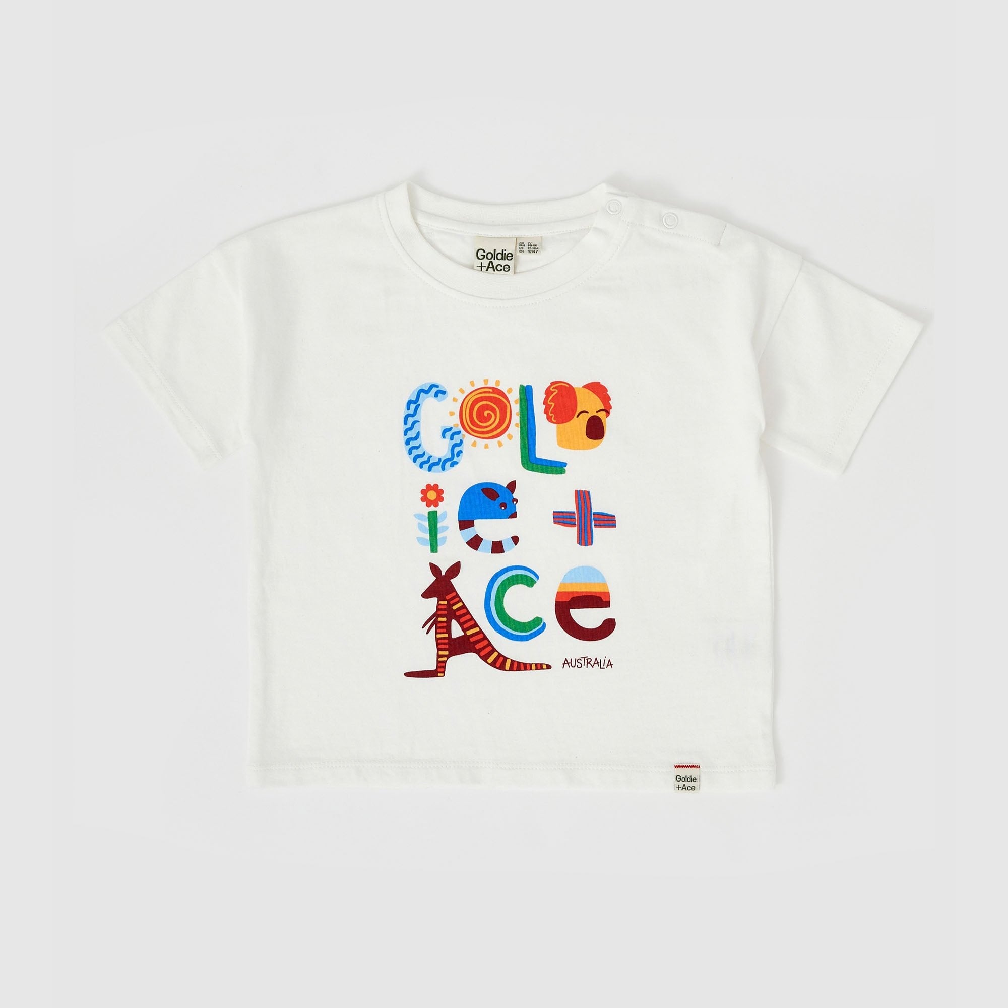 GOLDIE & ACE LAND DOWN UNDER TEE