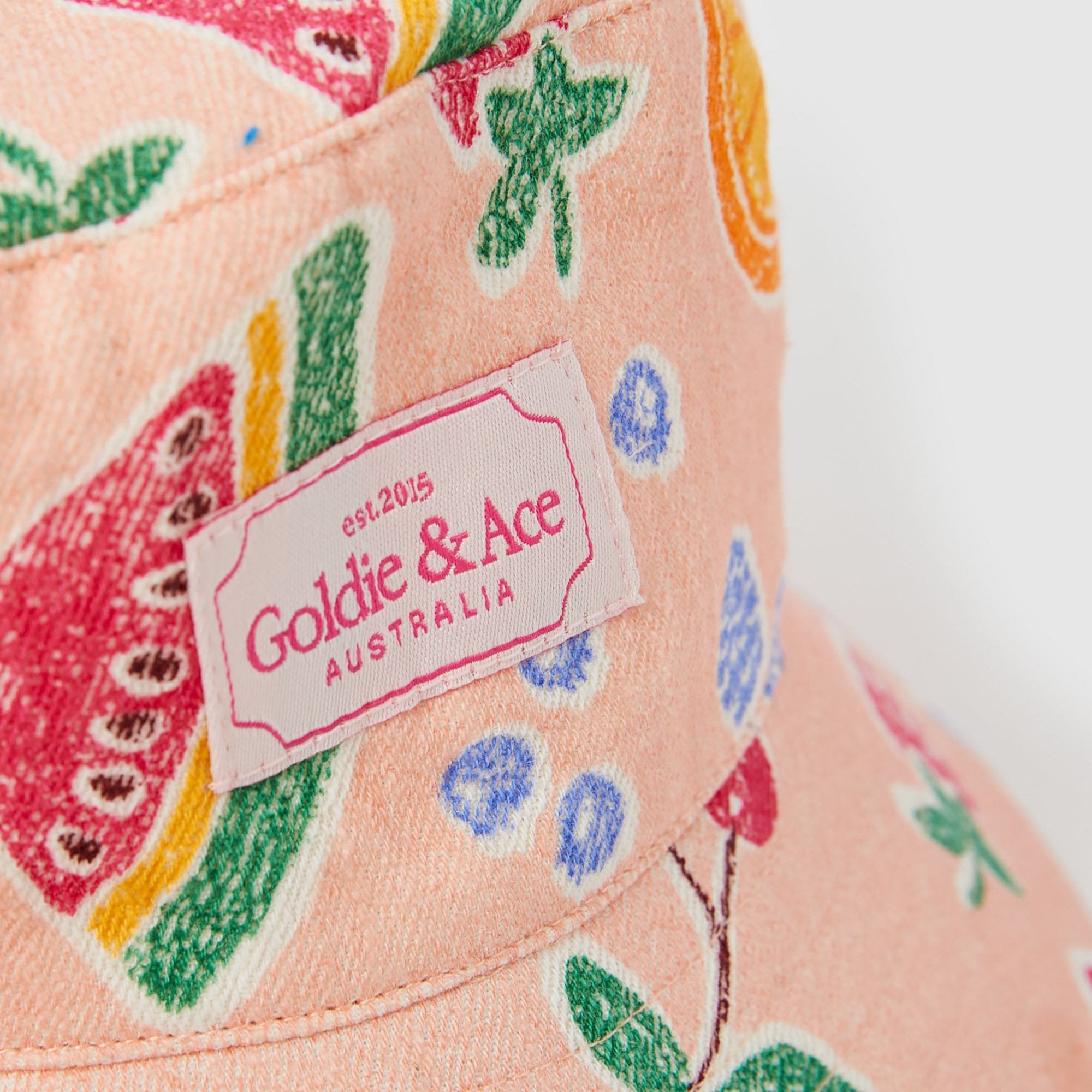 GOLDIE & ACE GOLDIE FRUIT SALAD LINEN BUCKET HAT