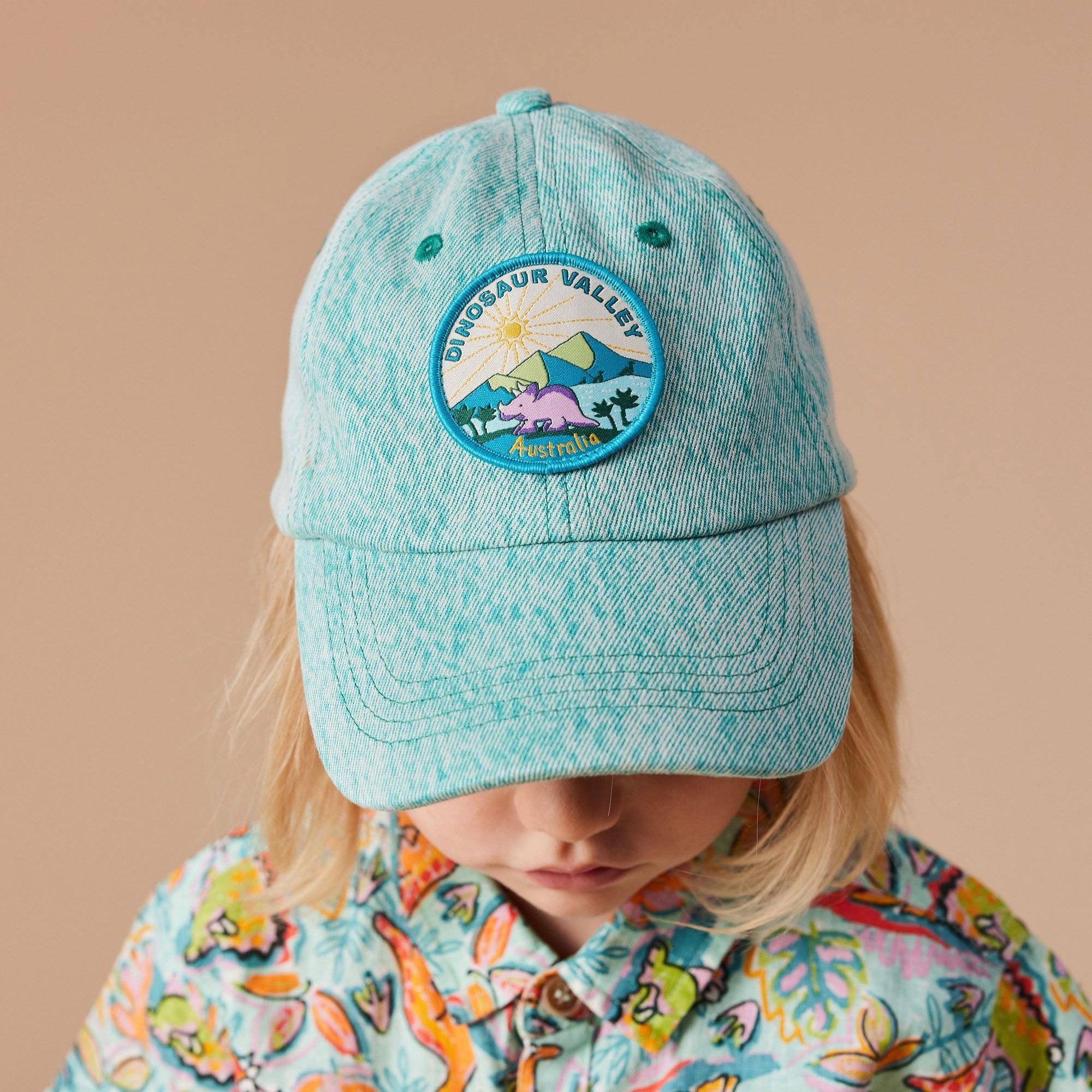 GOLDIE & ACE TATE DINO VALLEY DENIM CAP