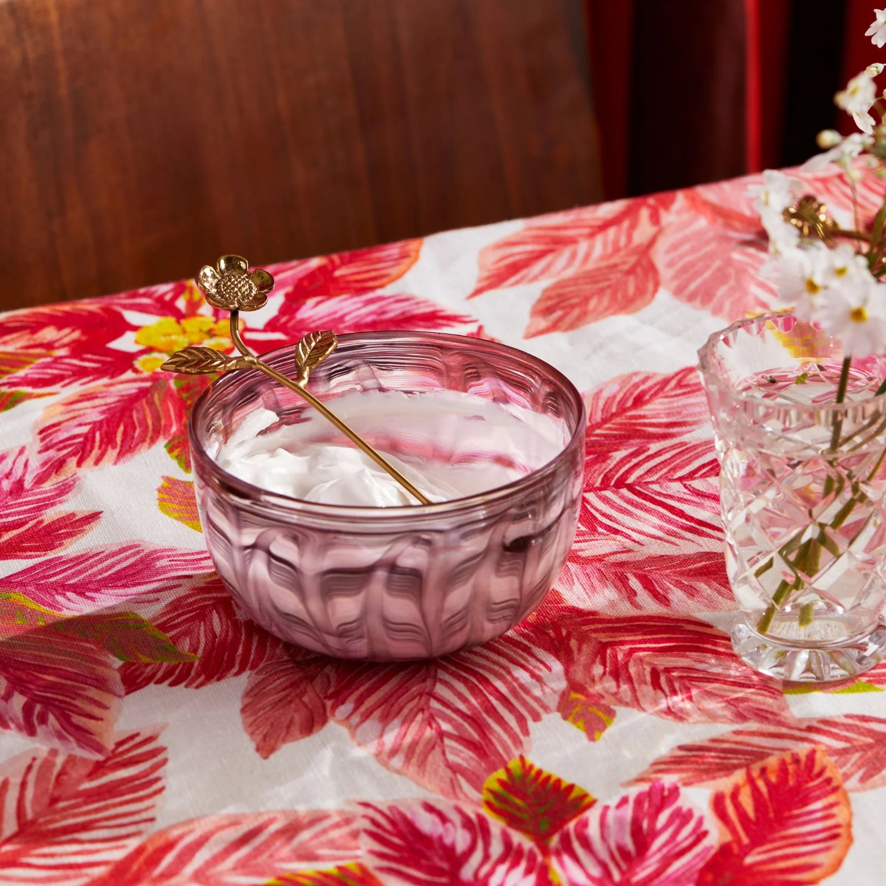 BONNIE AND NEIL WATERCOLOUR PINK BOWL