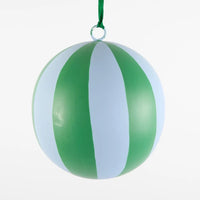 LA DOLCE VITA STRIPED IRON BAUBLE: LARGE