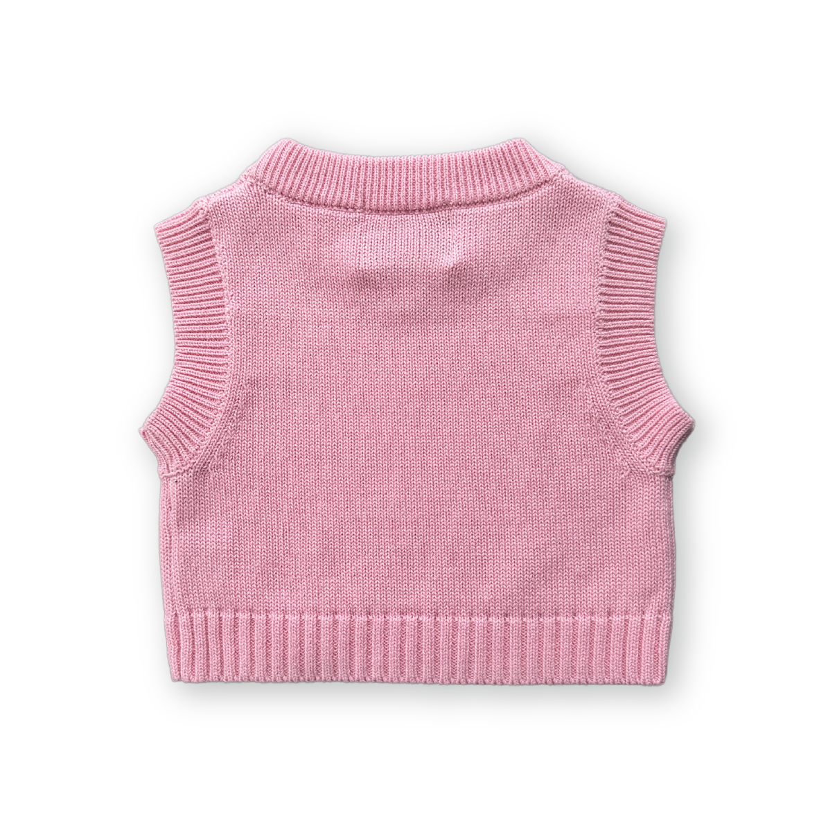 GROWN KNITTED VEST: BLOSSOM