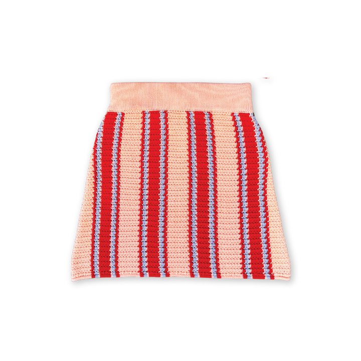GROWN ISLAND STRIPE SKIRT