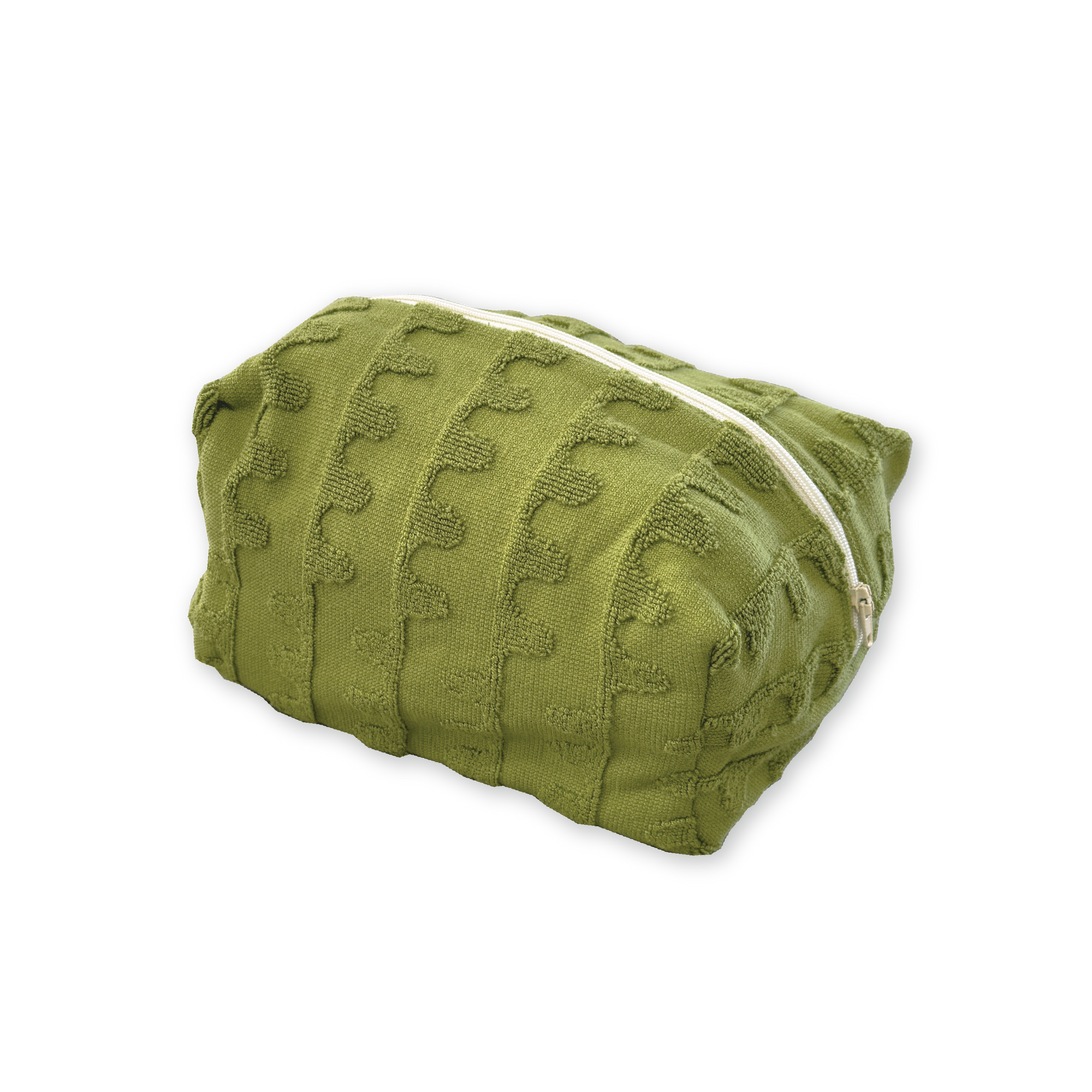 GROWN TERRY TOWELLING FLOW POUCH: LEAF