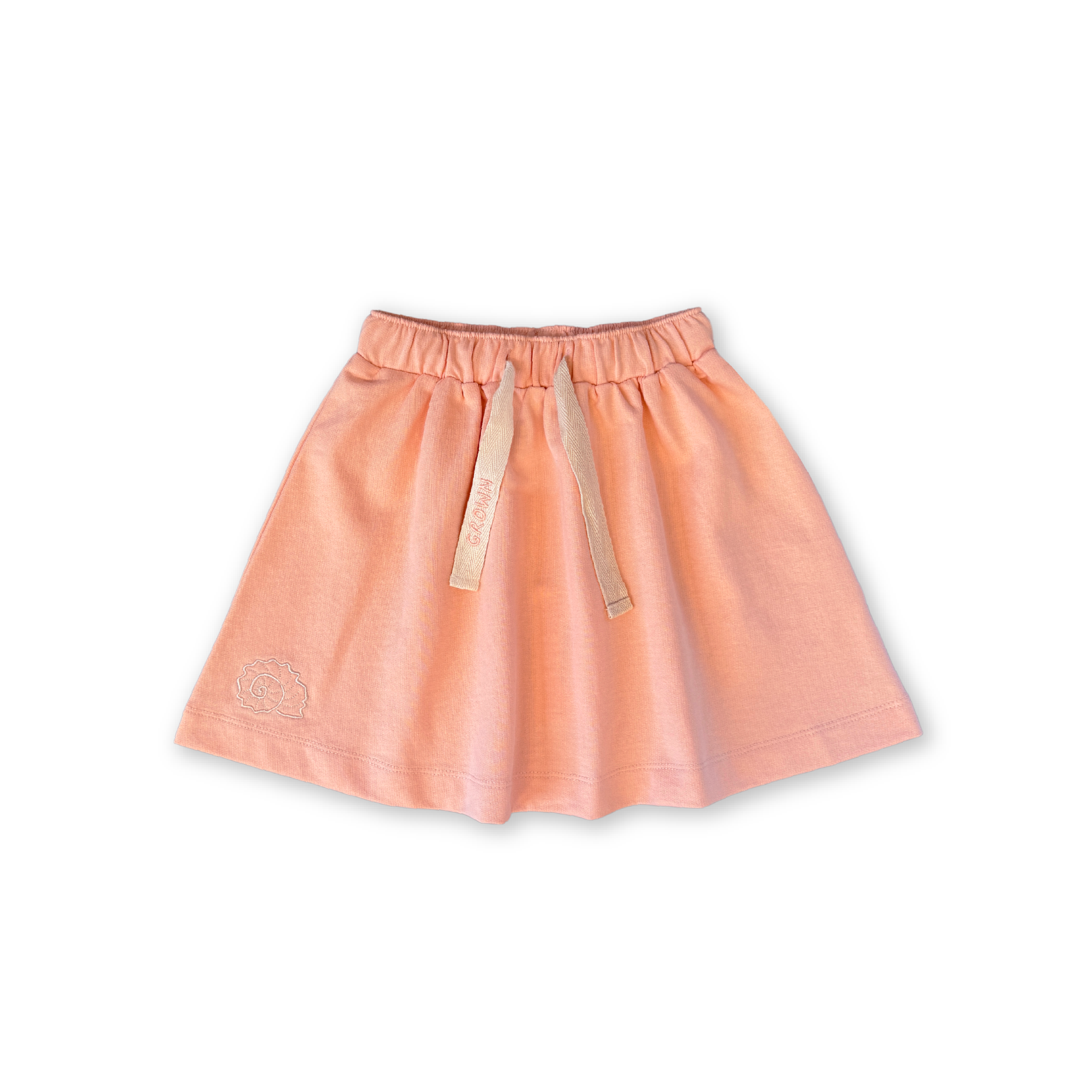 GROWN FRENCH TERRY SHELL SKIRT: PEACHY – Common Circus