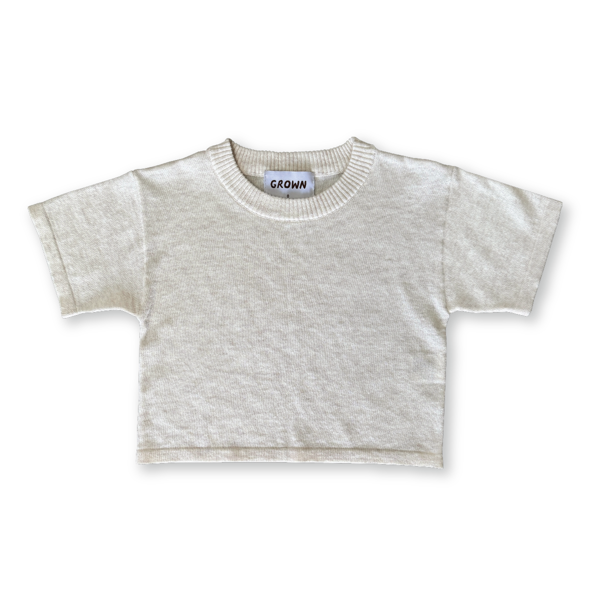 GROWN S/S TEE: COCONUT