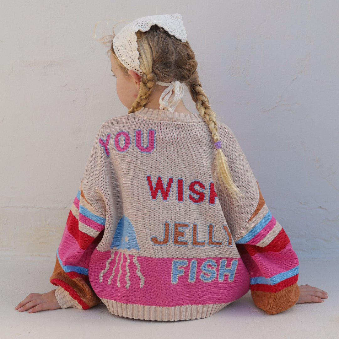 SMALL SWIM CLUB YOU WISH JELLYFISH CARDI