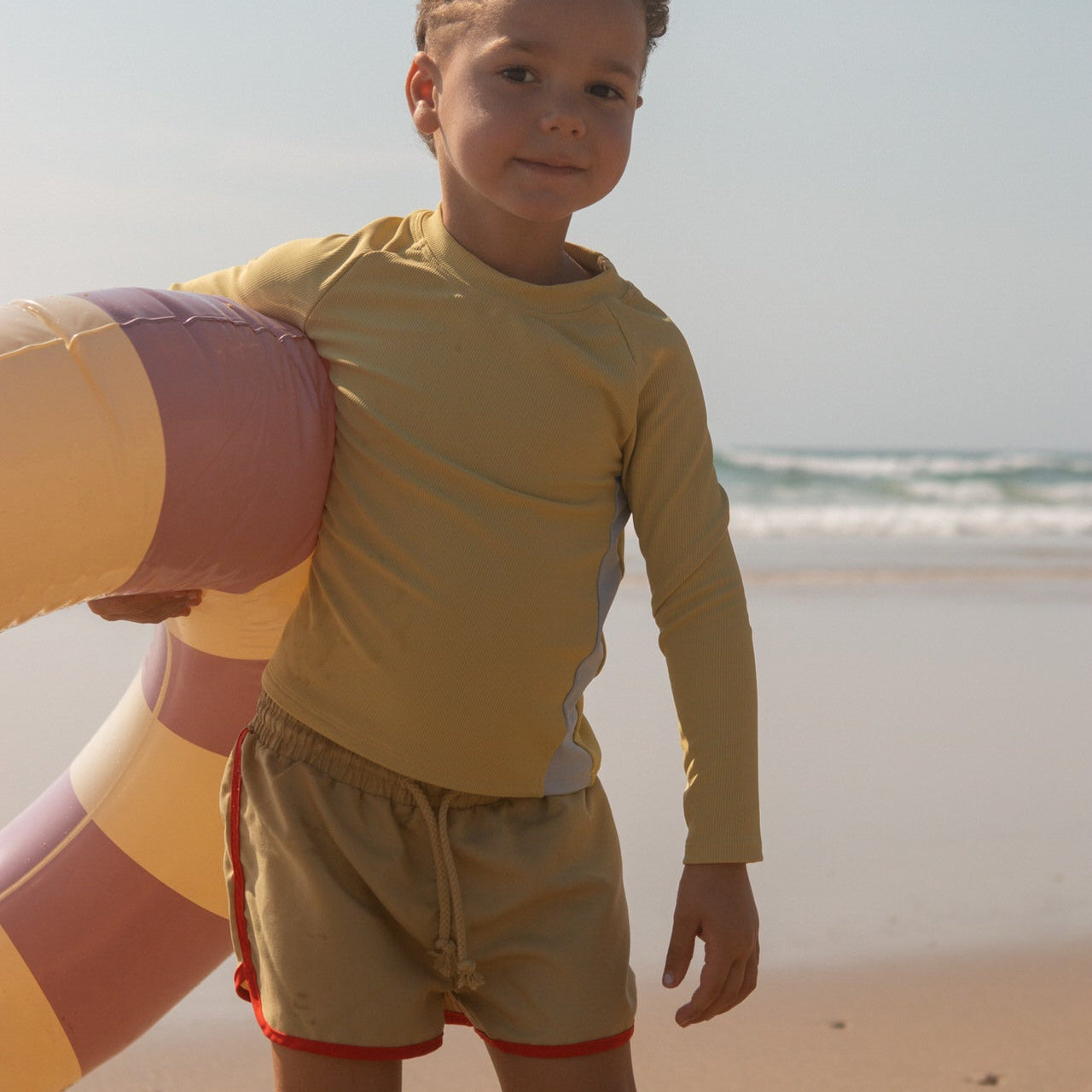 GROWN BOARD SHORTS: OLIVE