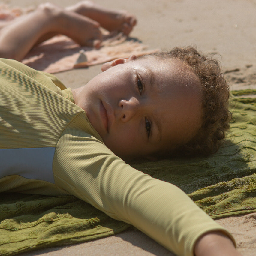 GROWN LONG SLEEVE RASHIE: OLIVE