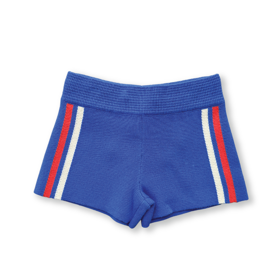 GROWN MILANO STRIPE SHORTS: PACIFIC