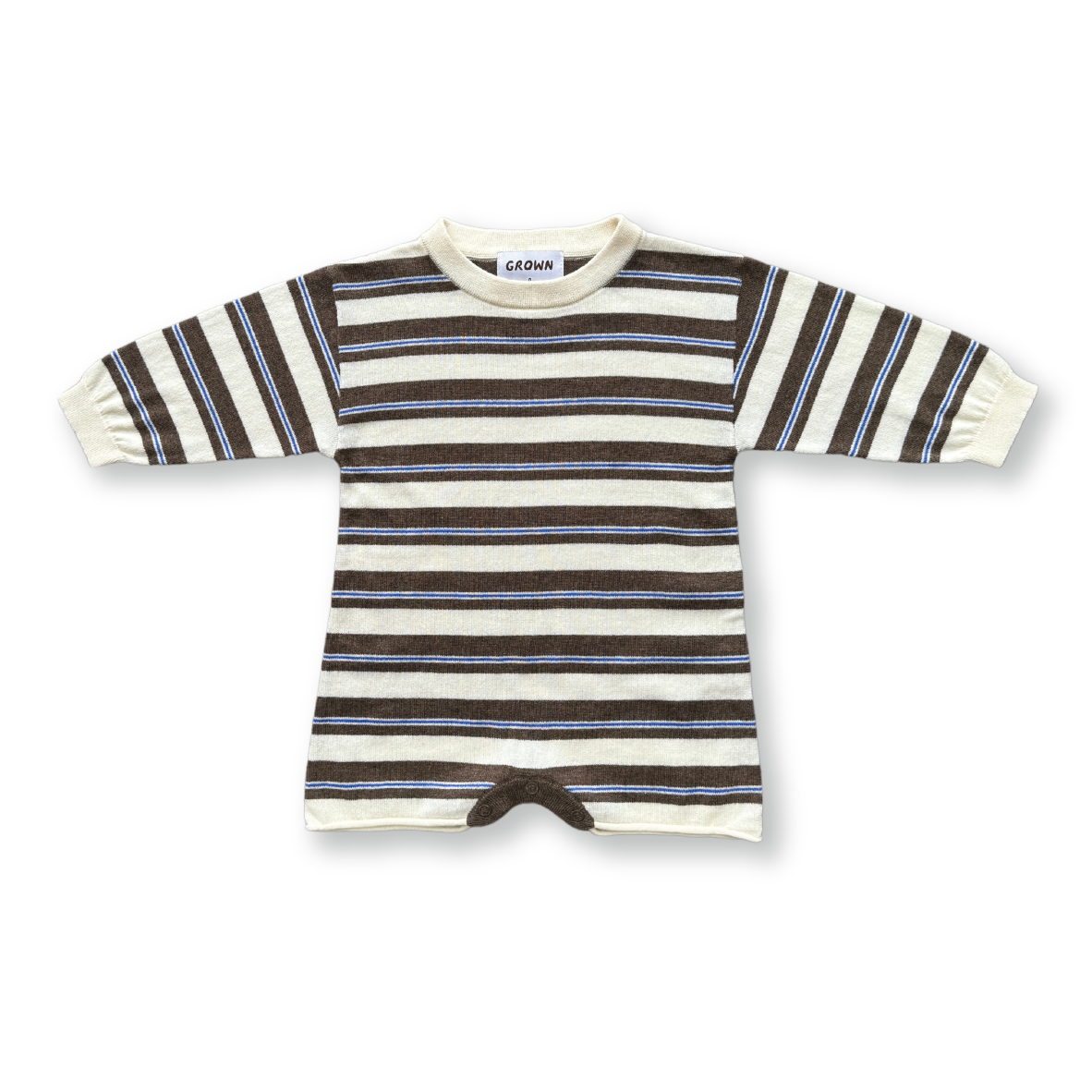 GROWN SARDINE STRIPE ROMPER