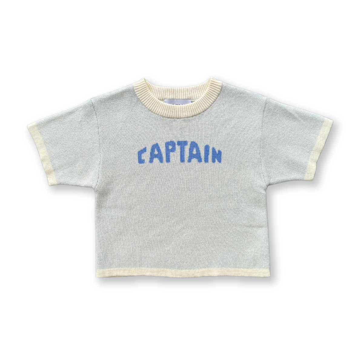 GROWN CAPTAIN TEE: MILK