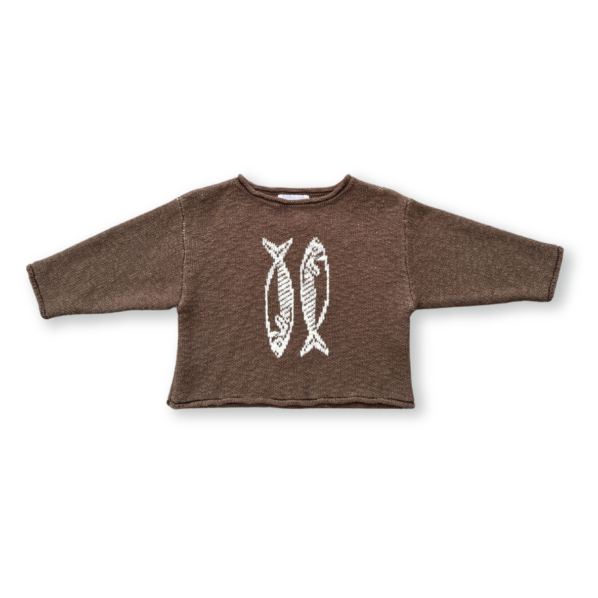 GROWN SARDINE KNIT PULLOVER: MUD