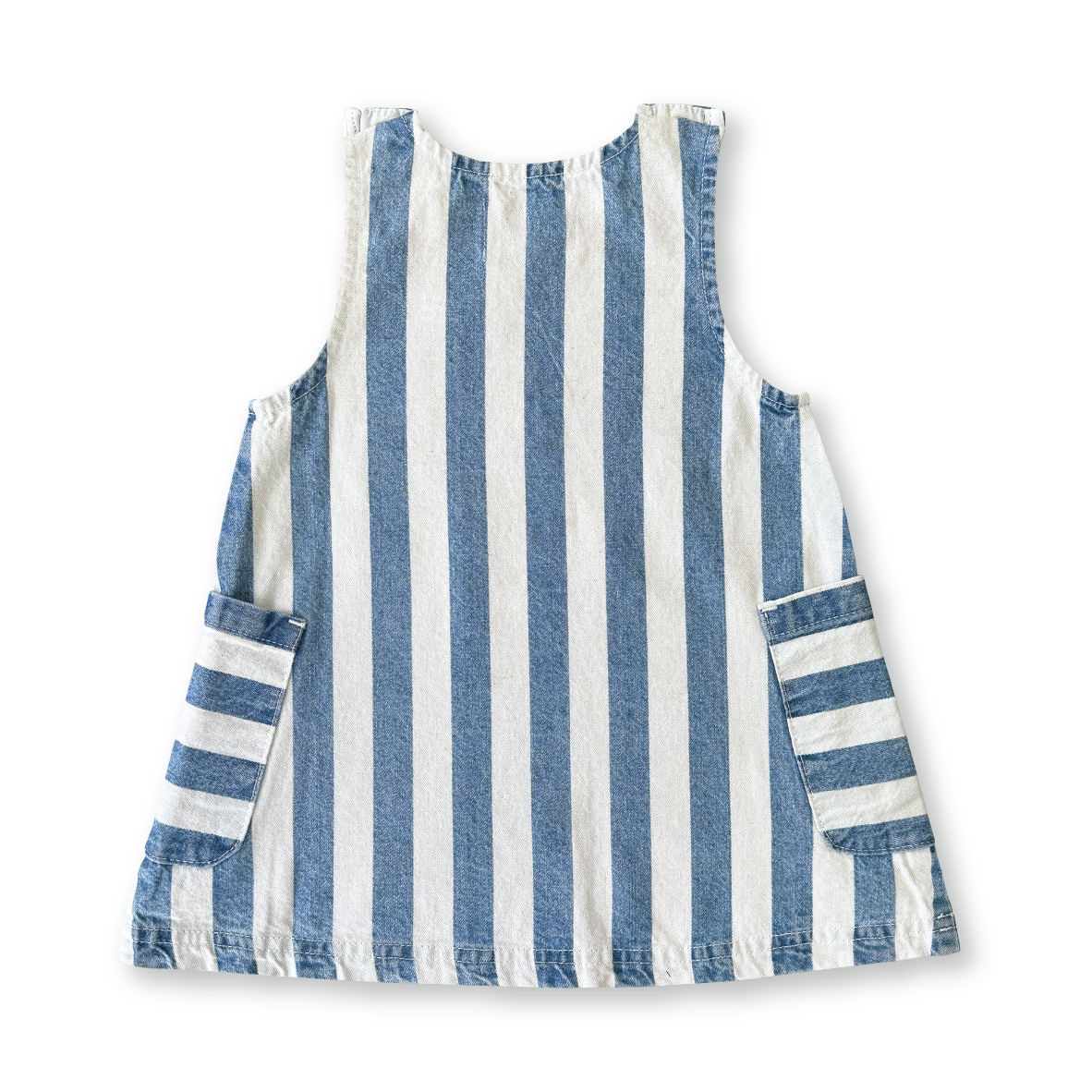 GROWN DENIM STRIPE DRESS