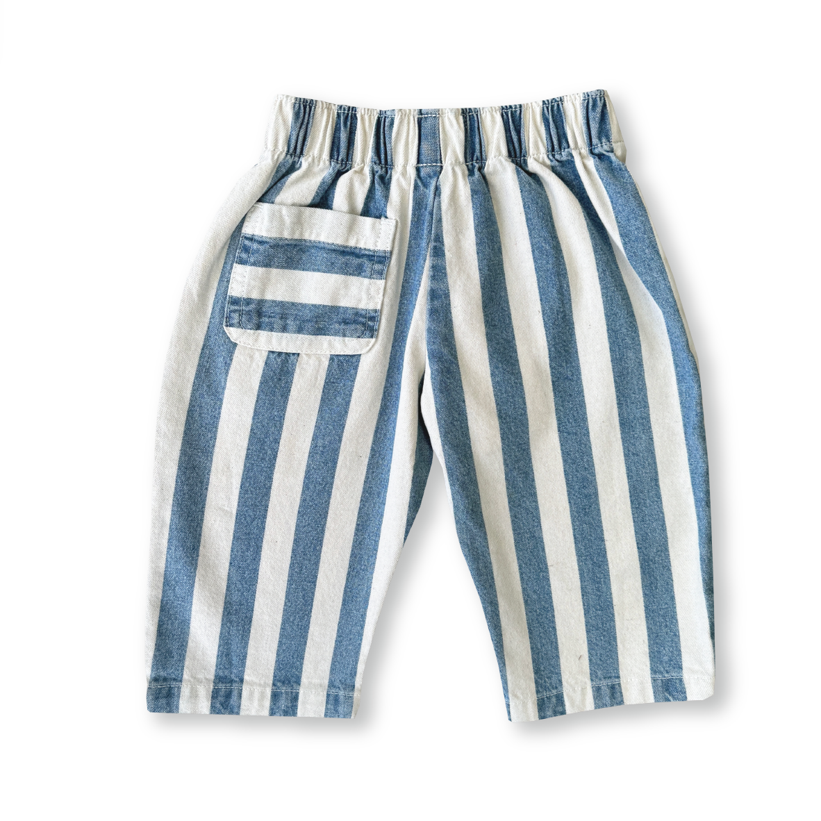 GROWN DENIM STRIPE PANT