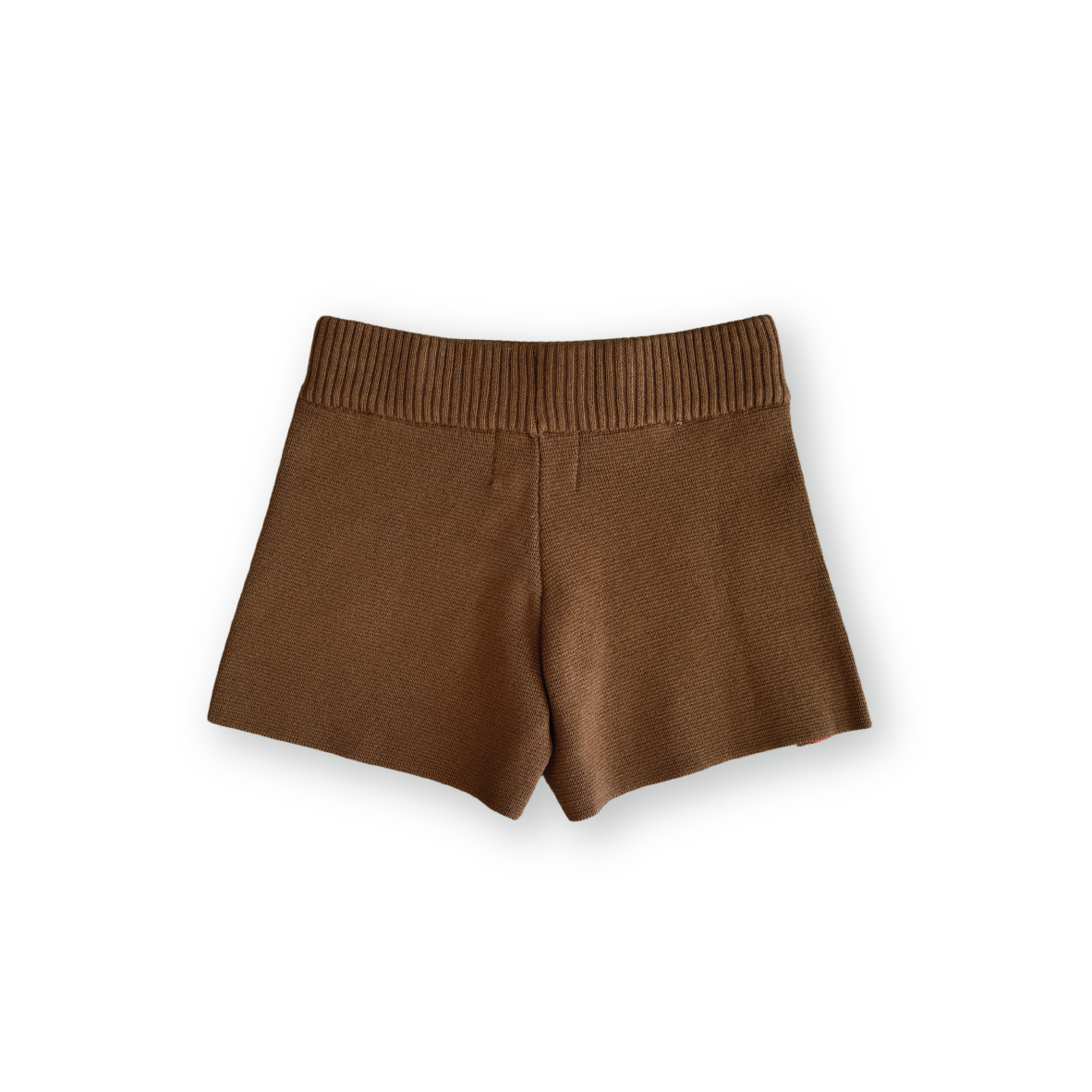 GROWN ORGANIC MILANO KNIT SHORTS: BROWNIE