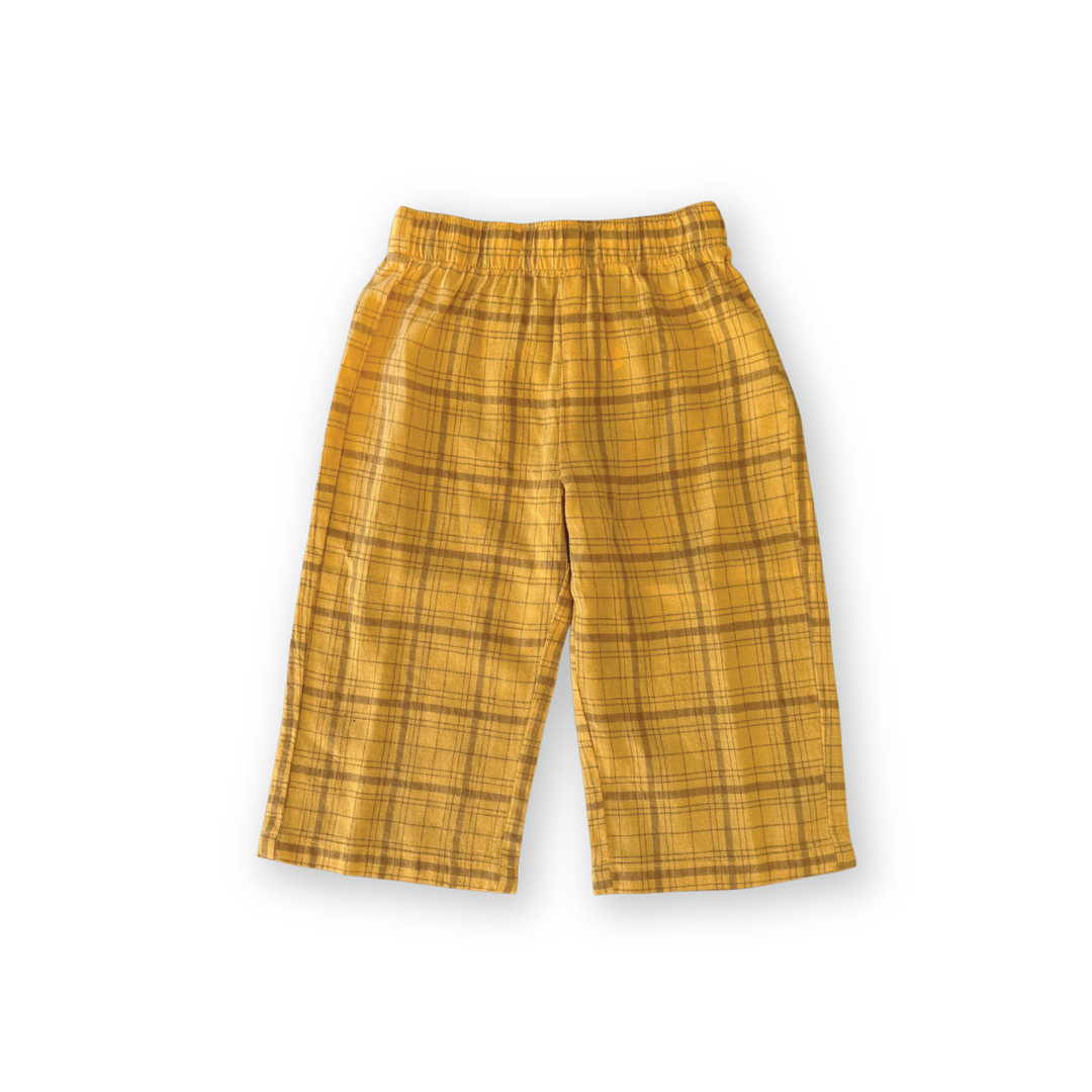 Grown Plaid Pant - kids check pant