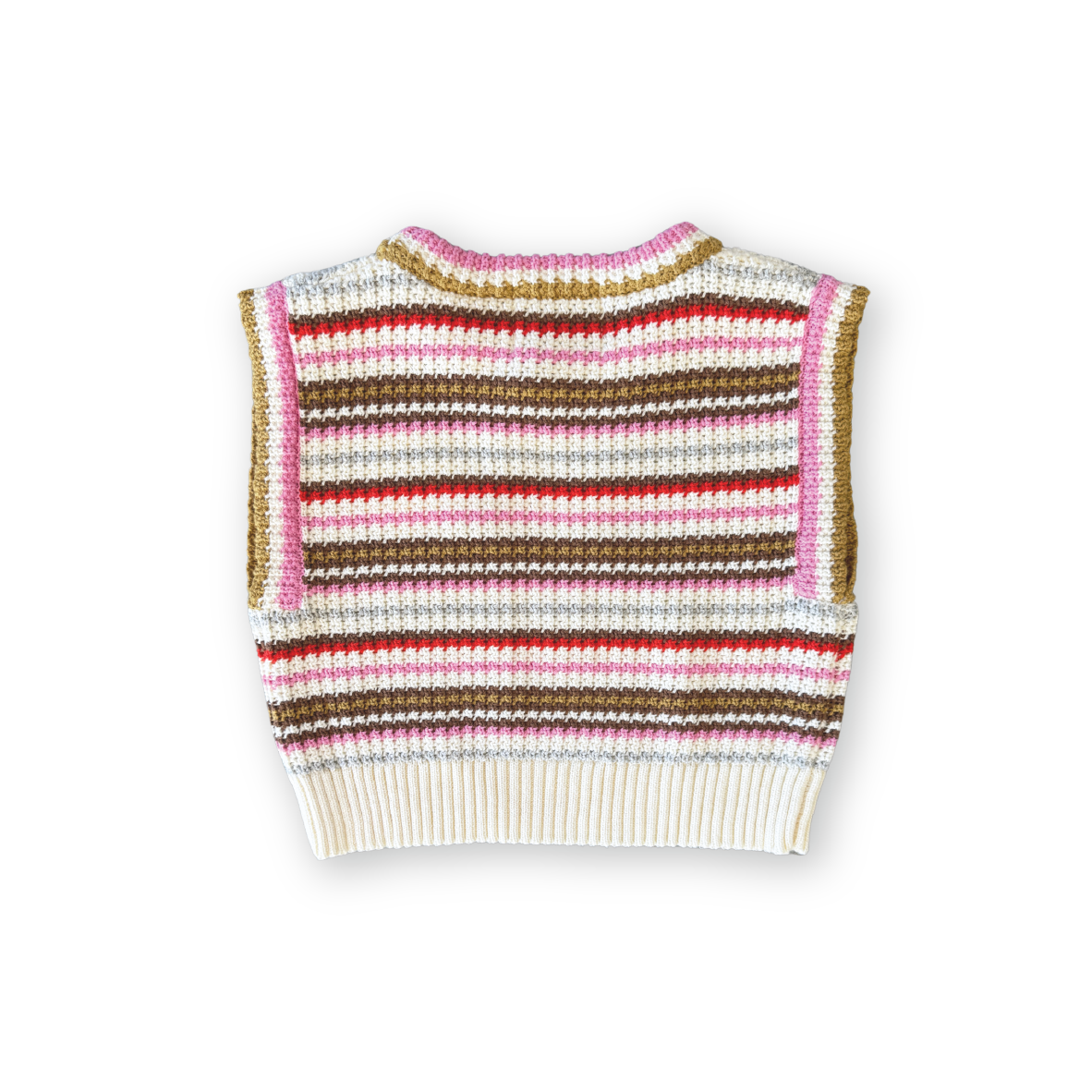 GROWN ORGANIC SUNSHINE STRIPE KNIT TOP