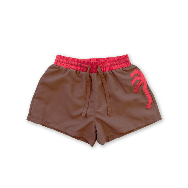 GROWN PALM TREE SWIM SHORTS, TEDDY