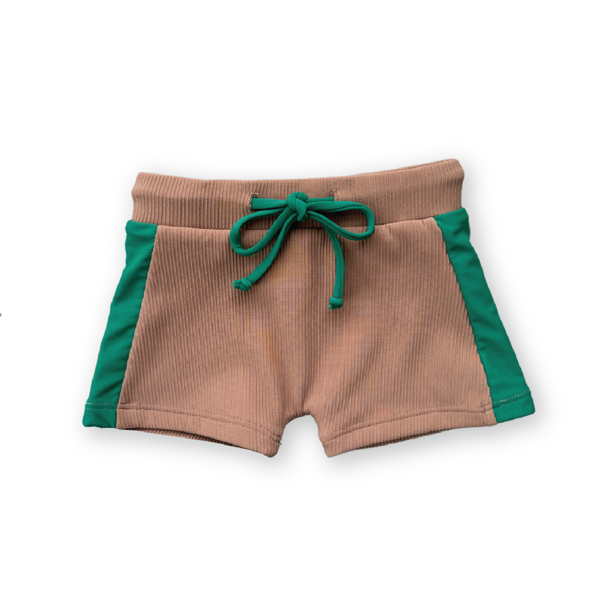 GROWN SWIM SHORTS: TOFFEE