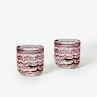 BONNIE AND NEIL WATERCOLOUR PINK TUMBLERS: 2PC