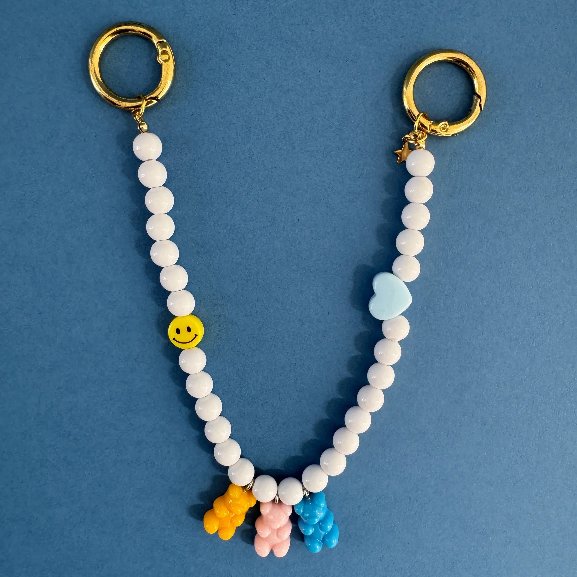 ROGER LOL BABE! GUMMY BEAR KEYCHAIN