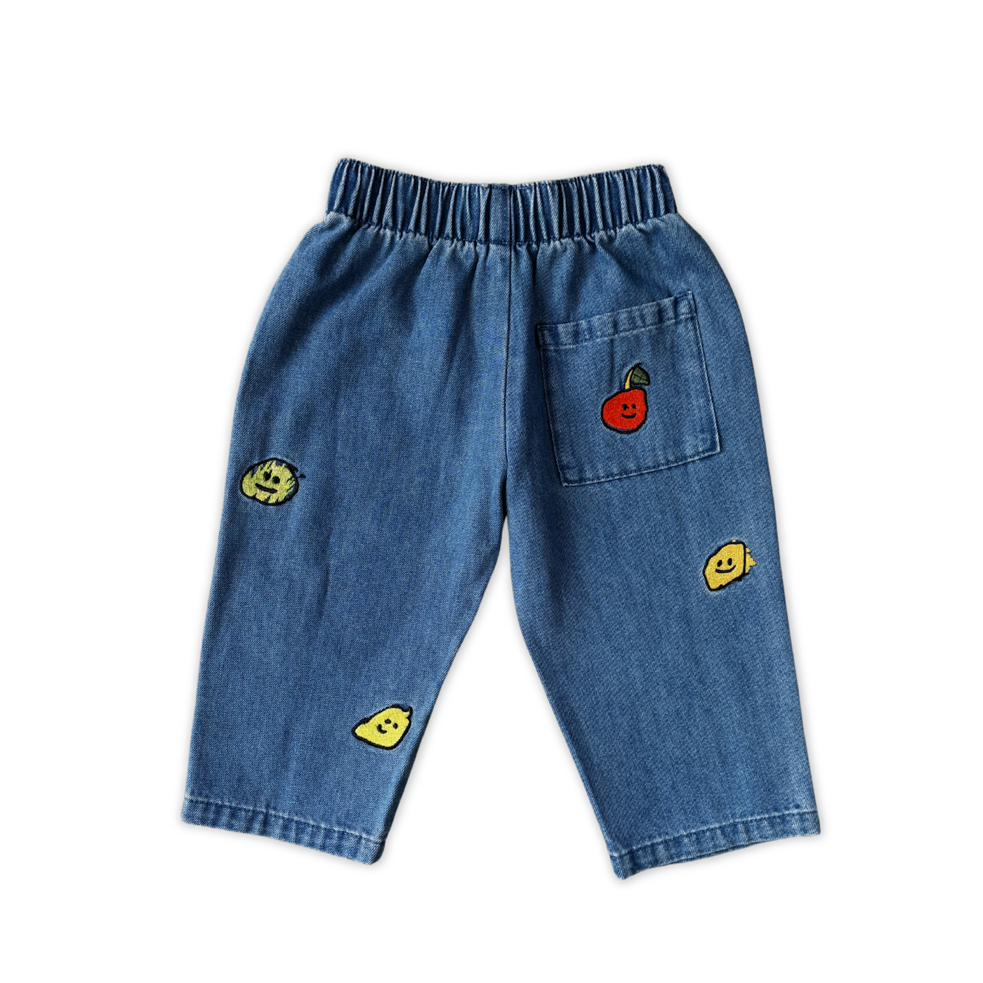 GROWN ORGANIC FRUIT SALAD DENIM PANTS