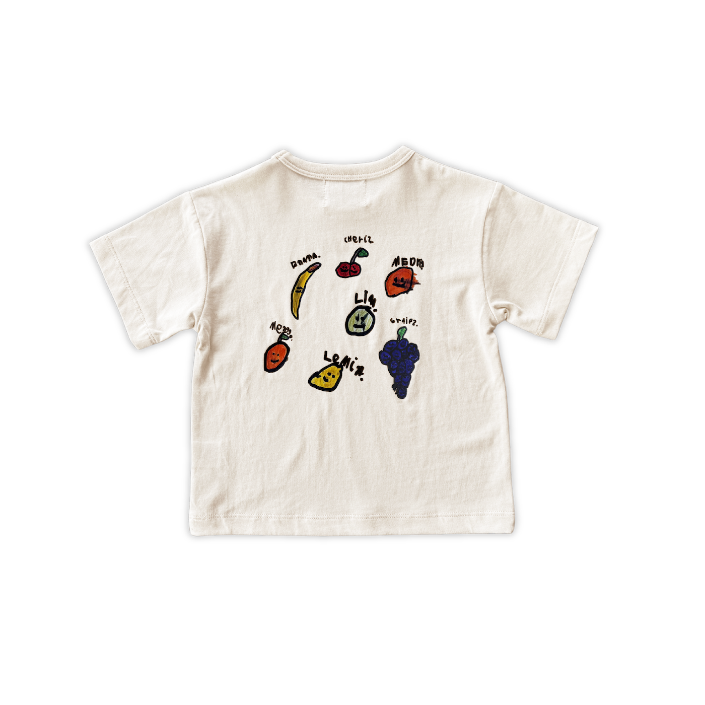 GROWN ORGANIC FRUIT SALAD TEE: MILK