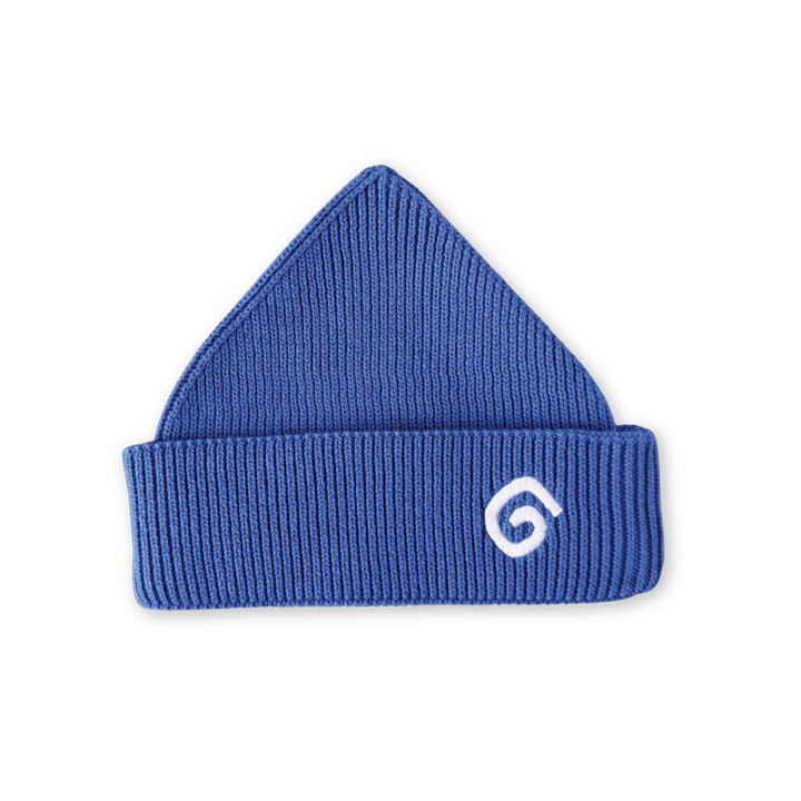 GROWN SUPER PIXIE KNIT BEANIE: COBALT