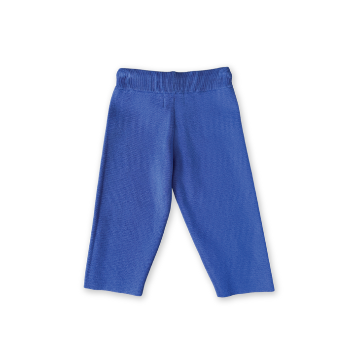 GROWN ORGANIC TAPE MILANO KNIT PANT: COBALT