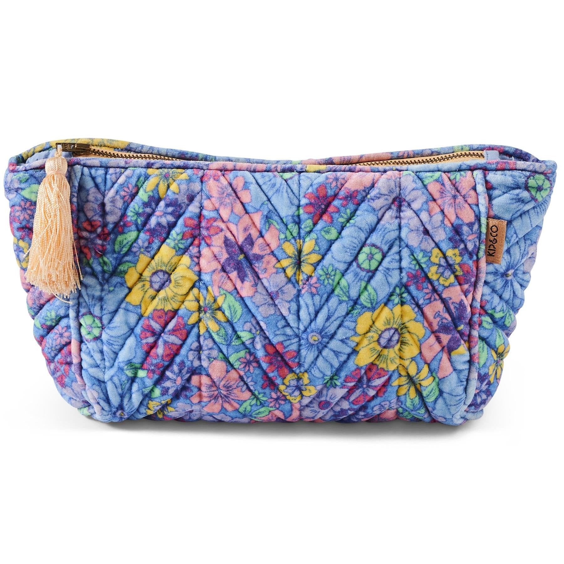 KIP & CO BUNCH OF FUN VELVET TOILETRY BAG