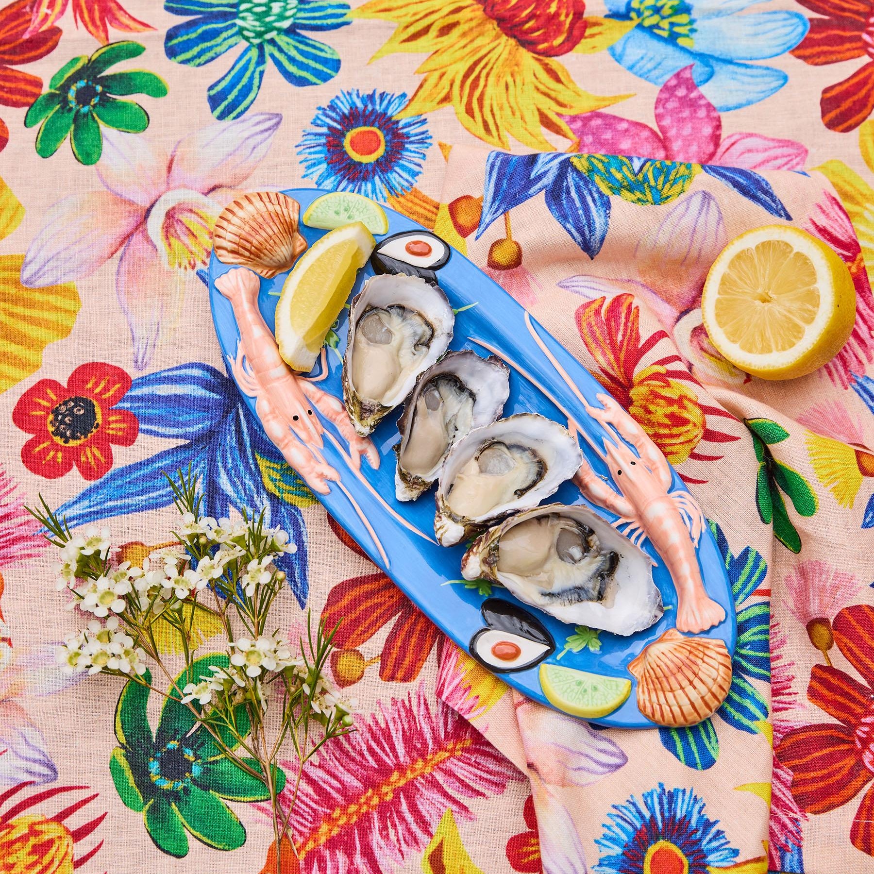 KIP & CO FRUITS DE MER OVAL PLATTER: SML