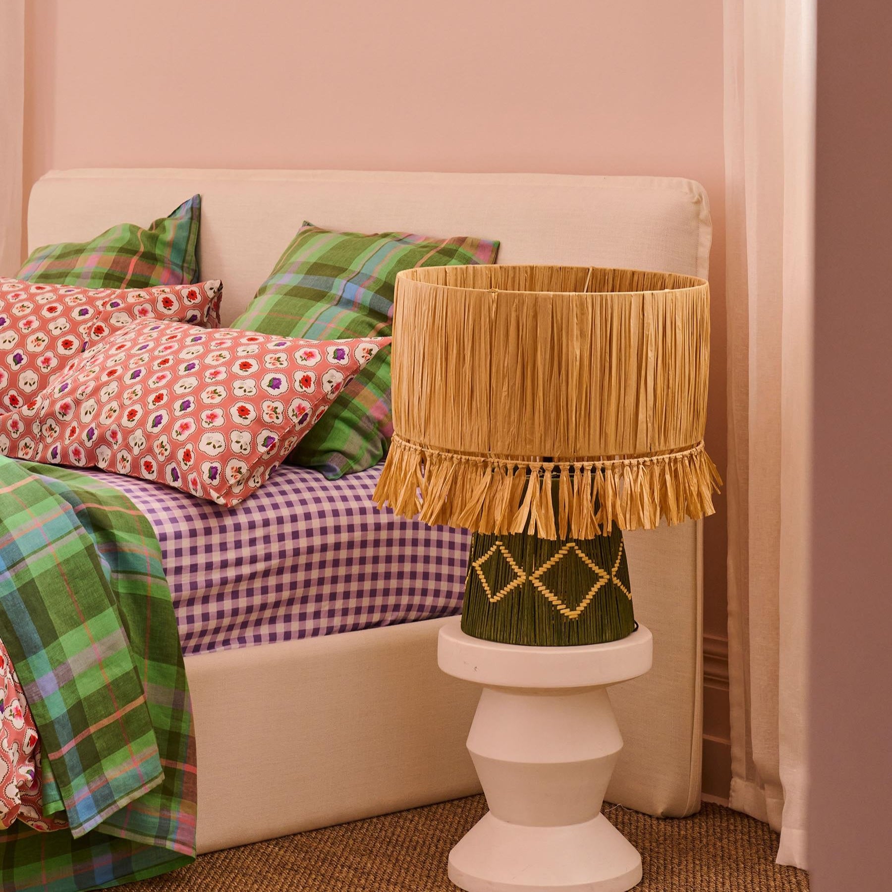 KIP & CO KOKOMO RAFFIA LAMP