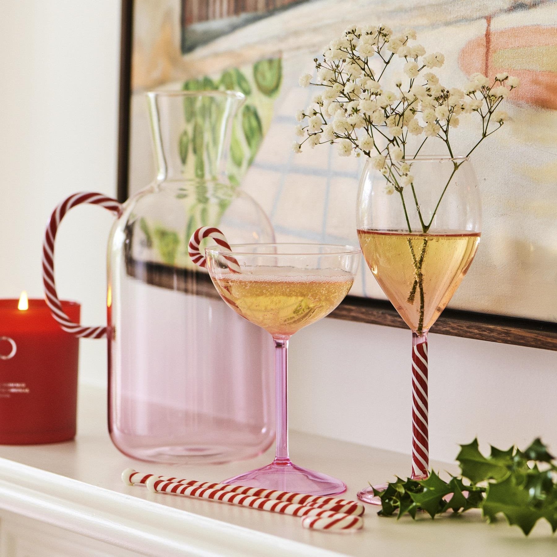 KIP & CO CANDY CANE COUPE: 2PC