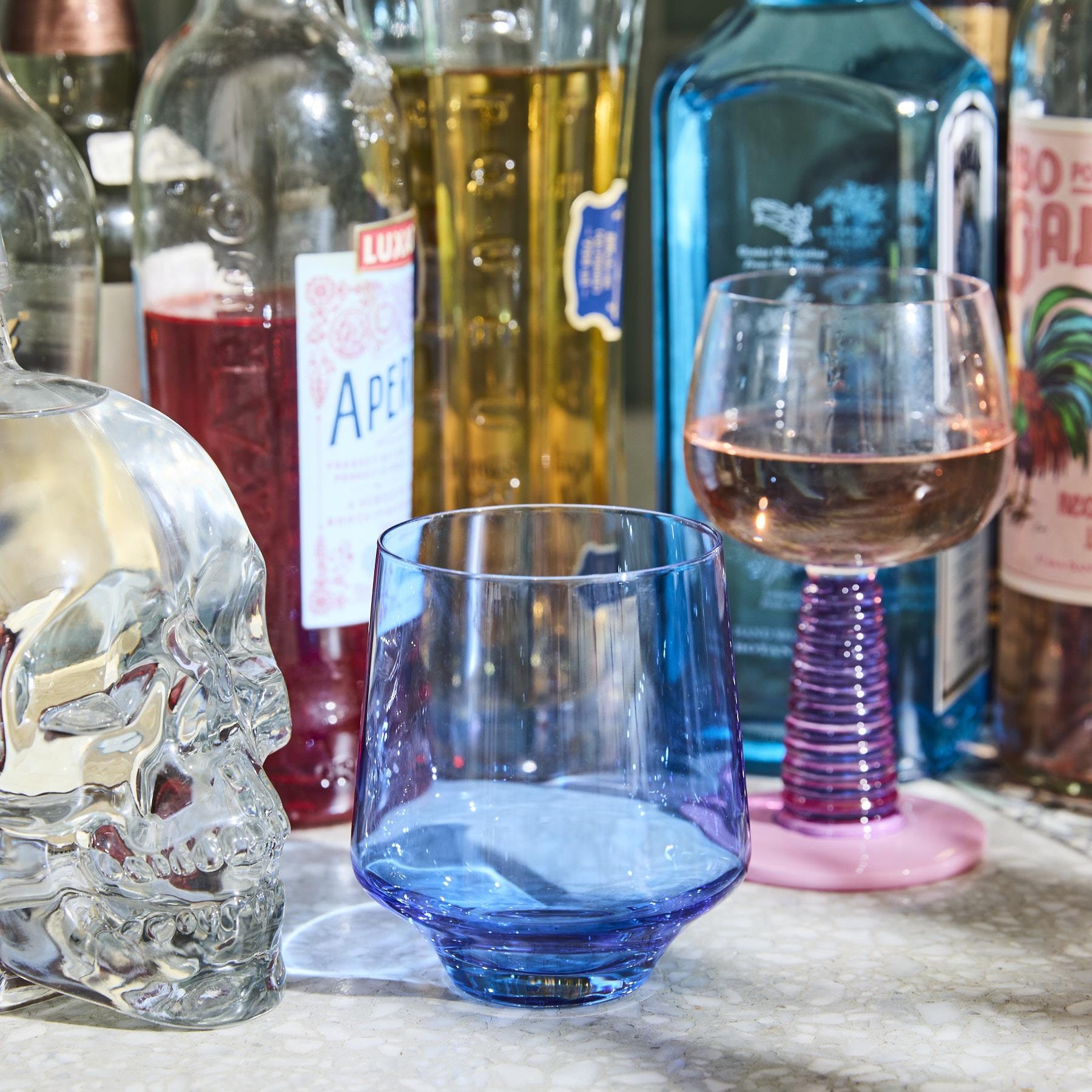 KIP & CO SARDINIA STALK WINE GLASS 2PC