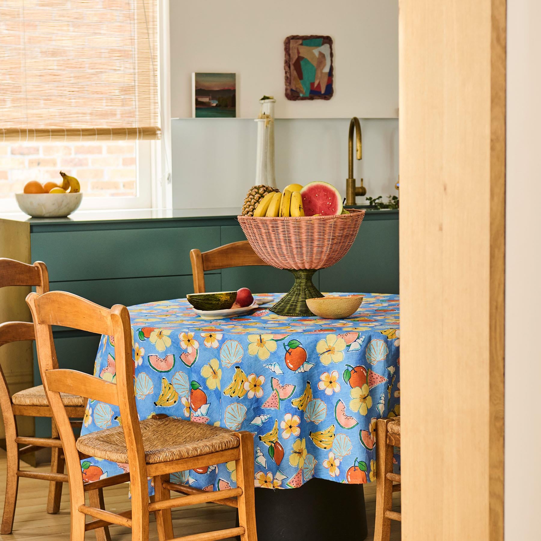 KIP & CO PORTOFINO RATTAN FRUIT BOWL