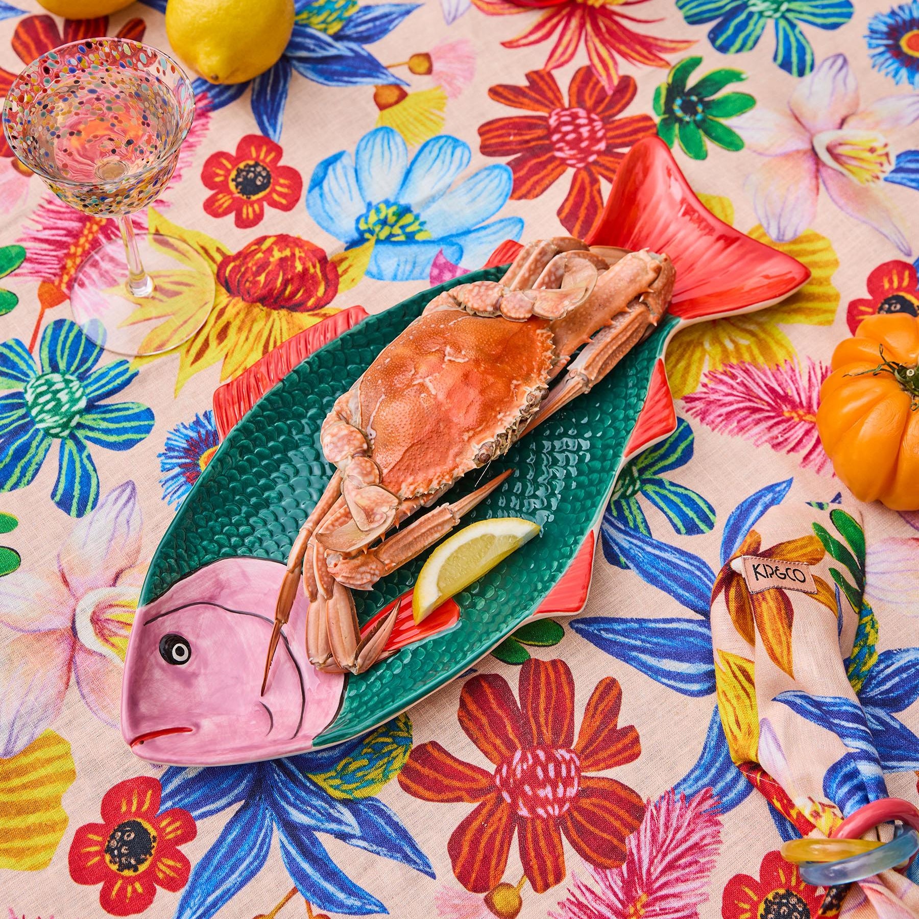 KIP & CO SOLOMON FISH SERVING DISH