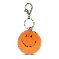 SMILEY KEYCHAIN ECO FUZZY: ORANGE
