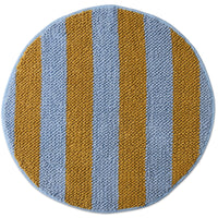 KIP & CO COMO STRIPE ROUND BATH MAT