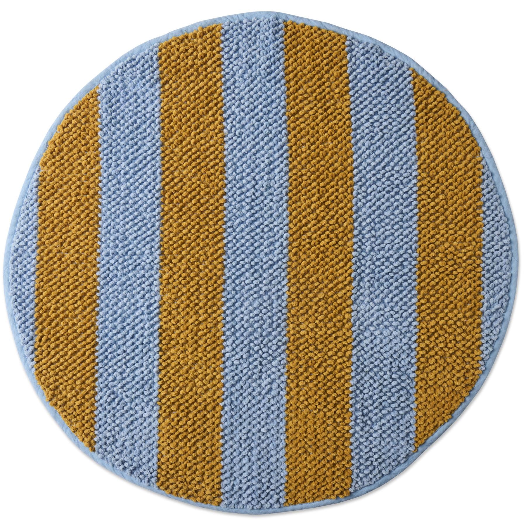 KIP & CO COMO STRIPE ROUND BATH MAT
