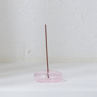 THIS IS INCENSE GLASS VESSEL INCENSE HOLDER: PINK