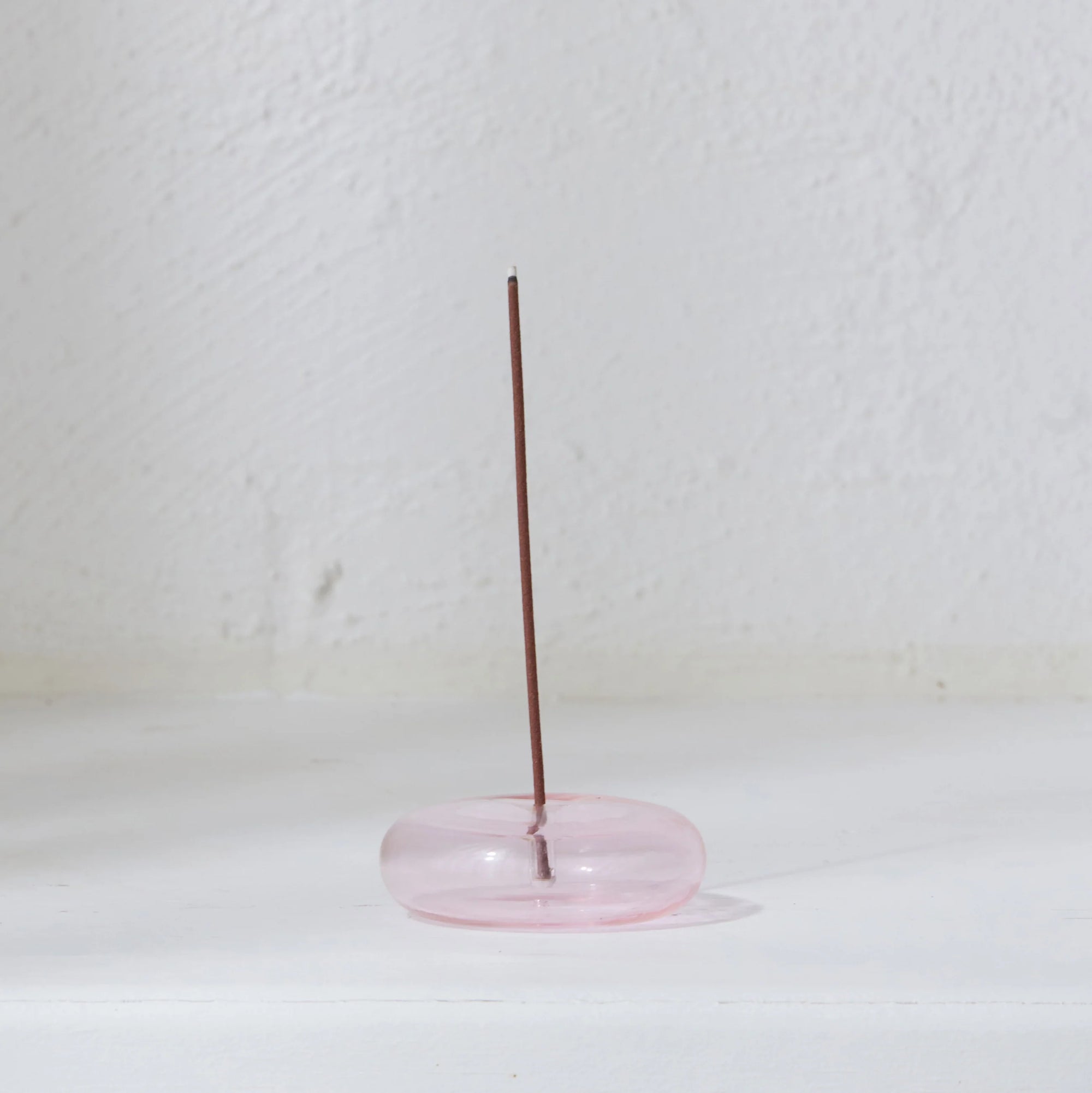 THIS IS INCENSE GLASS VESSEL INCENSE HOLDER: PINK