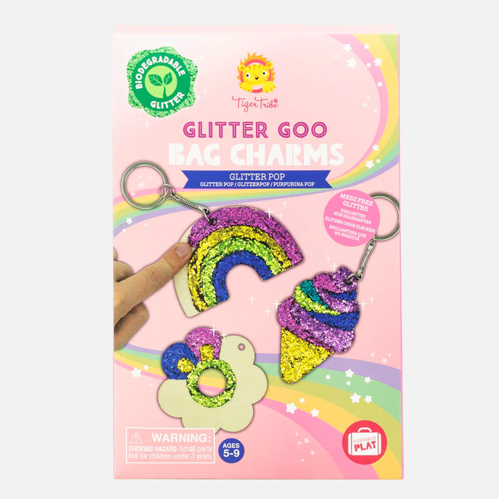 TIGER TRIBE GLITTER GOO BAG CHARMS: GLITTER POP