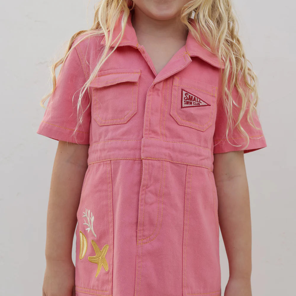 SMALL SWIM CLUB GONE SHELLIN' DRESS