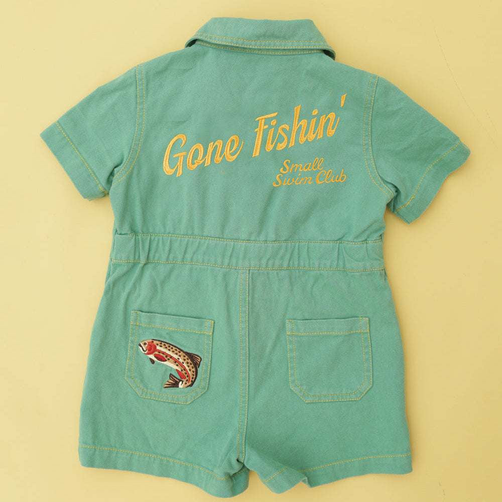 SMALL SWIM CLUB GONE FISHIN' JUMPSUIT