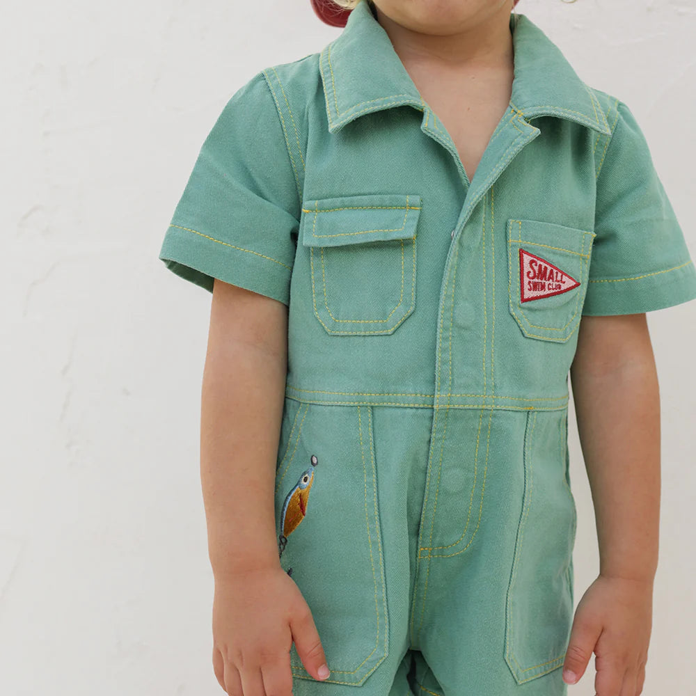 SMALL SWIM CLUB GONE FISHIN' JUMPSUIT