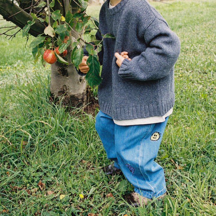 GROWN ORGANIC FRUIT SALAD DENIM PANTS