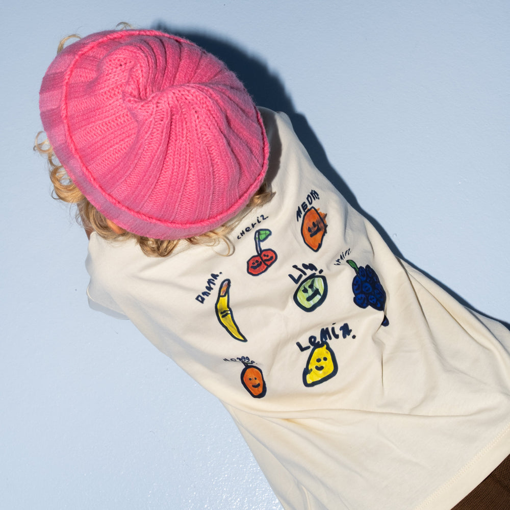 Grown Organic Fruit Salad Tee Milk - kids t-shirt