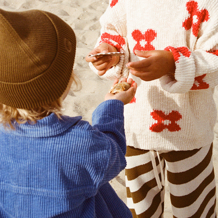 GROWN ORGANIC RELAXED CORD SHIRT: SEA